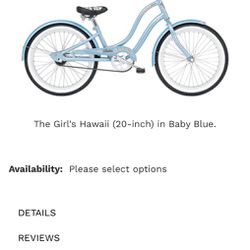 Electra Girls “Hawaii” Cruiser Bike - Rare!