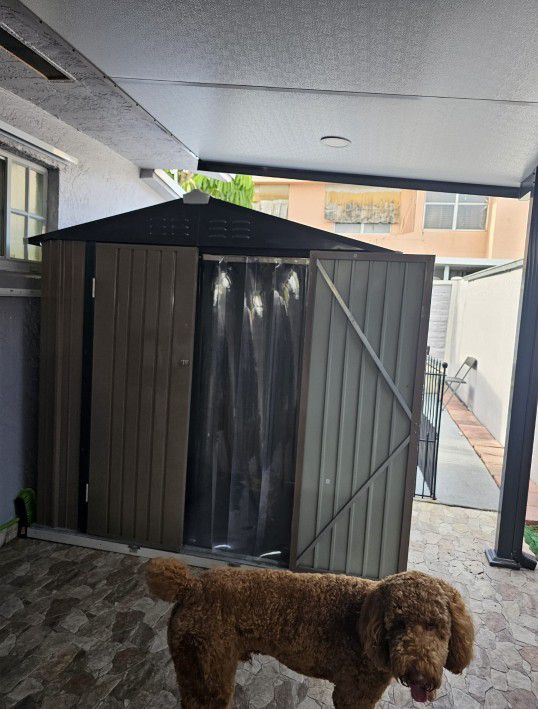 Casa Para Perros Con Aire Acondicionado 6×4