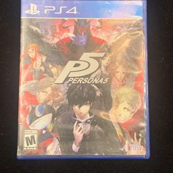 PlayStation 4 PS4 Persona 5 Original Blue Case(Post Nintendo Era)