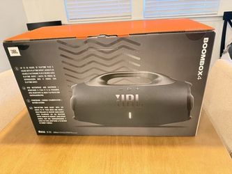 JBL Boombox 4 Portable Bluetooth Speaker IP68 AI Sound Boost