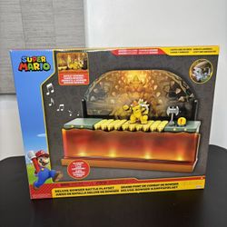 Nintendo Super Mario Deluxe Bowser Battle Playset with 2.5" Bowser Figure 