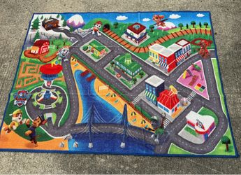 53x40” Paw Patrol City Road Playmat in good shape!