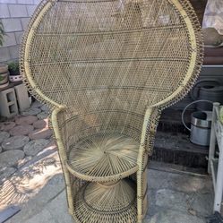 Wicker Chair Firm Price