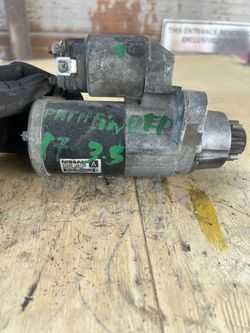 2017 Nissan pathfinder 3.5 starter marcha part