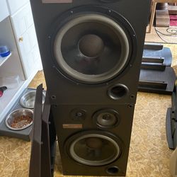 Sony Speakers, Very Nice Very Heavy.  With Stands.