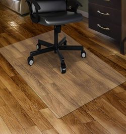 36x48 Clear Chair Mat – Heavy Duty Floor Protector for Hardwood