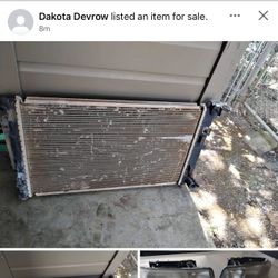 Radiator And Head Light Assembly For Second Gen Dodge 