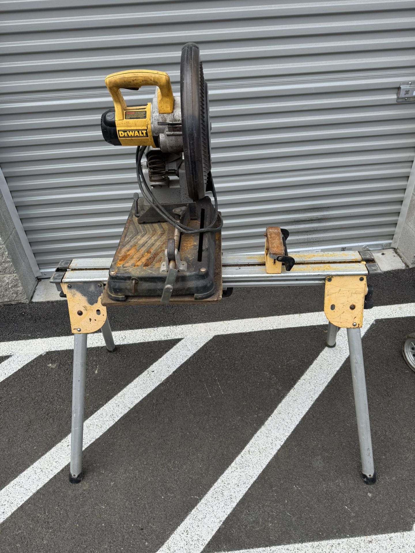 Dewalt Metal Chop Saw W/stand And Carbide Blade