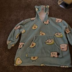 XXXlg. Avocado & Toast hooded snuggie