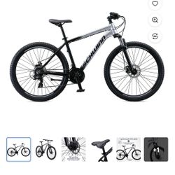 Brand new Original Schwinn AL Comp Mountain Bike, 27.5-in. Wheels, 21 Speed Adult Bicycle, Grey