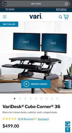 VariDesk Cube Corner 36