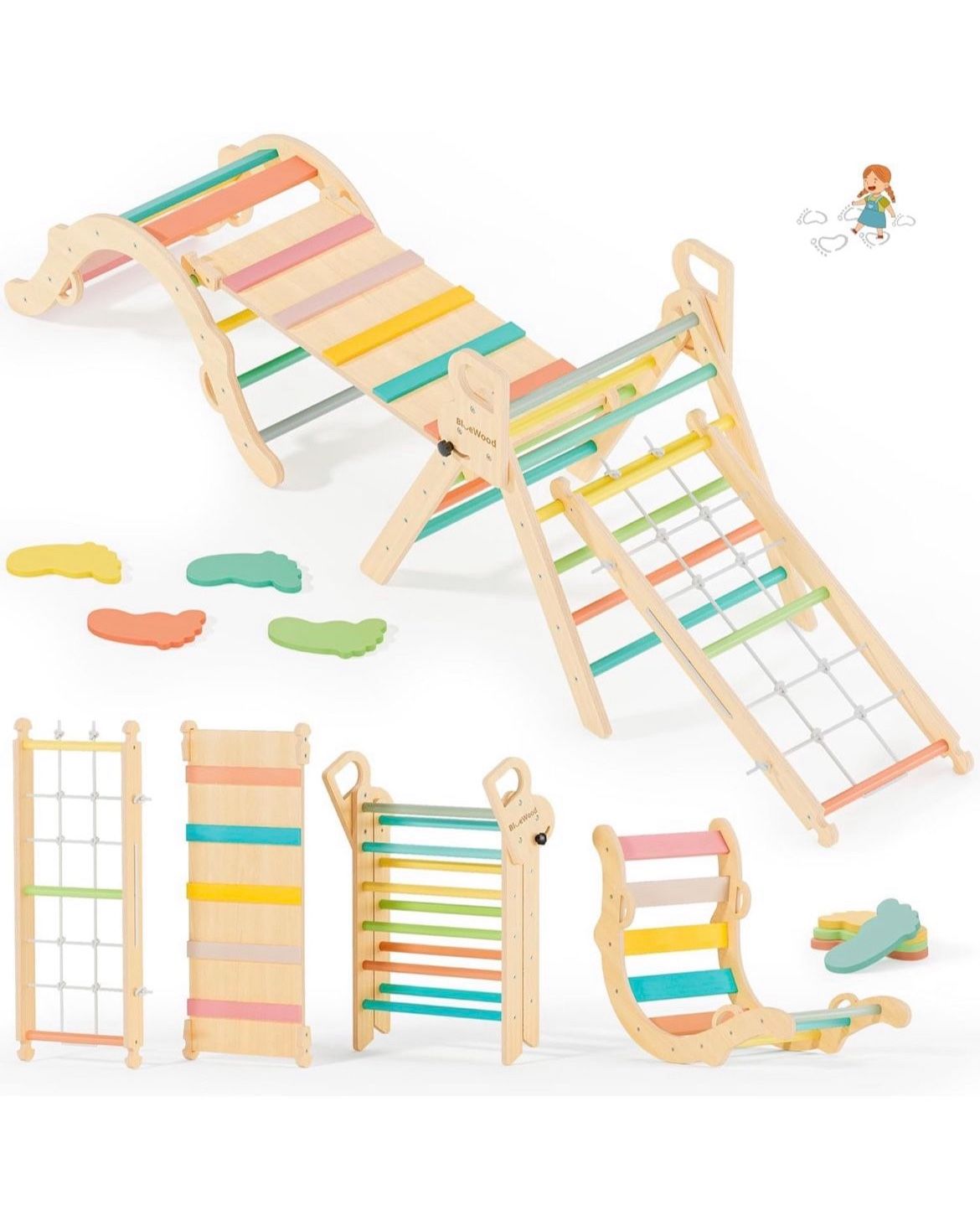 BlueWood 10-in-1 Pikler Triangle