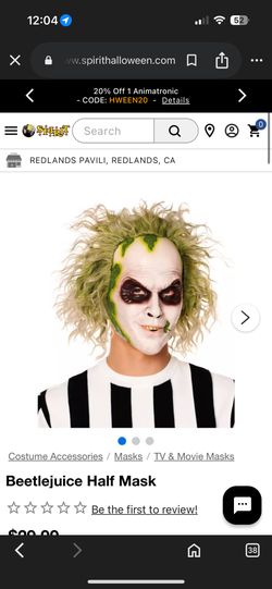 Beetlejuice Mask