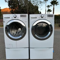 LG Washer And Electric Dryer 