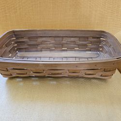 Longaberger Bread Basket with Liner