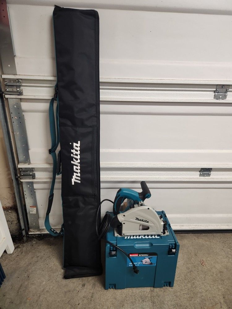 Makita Track Saw Kit - with Case, Rails, and Bag