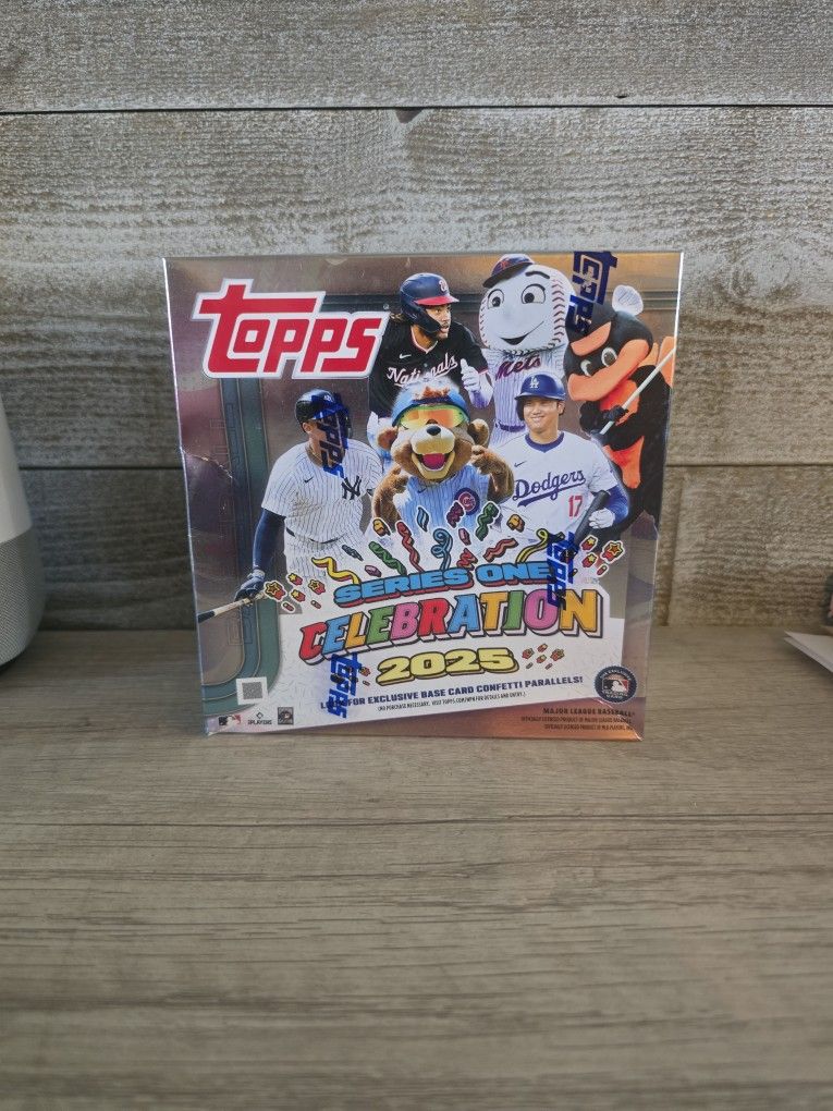 2025 Topps MLB Series 1 Celebration Factory Sealed Mega box - IN HAND