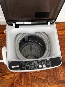Nictemaw Portable Washing Machine, 17.8Lbs. 10 Wash Programs 8 Water Levels.