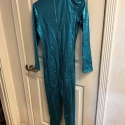 Spandex Turquoise Woman’s Size Small