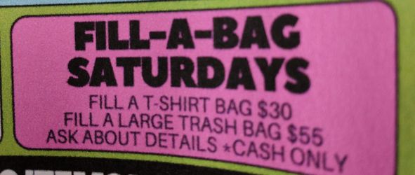 Saturday special bag day
