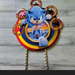 Sonic Birthday Cake Toppers 