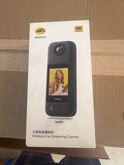 Aicoco outdoor wireless 4k live streaming camera