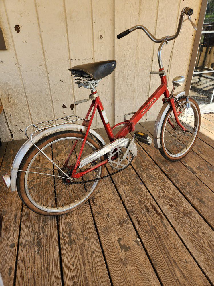 Vintage German Folding Bike Bicycle 
