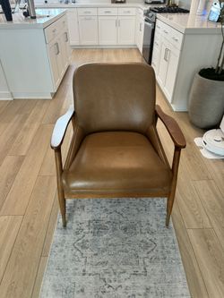 Castlery Desmond leather Armchair ( Accent Chair)