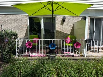 Lime Green Outdoor Patio Umbrella