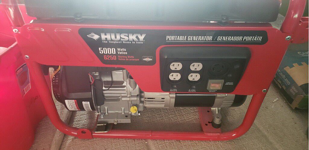 New Husky generator