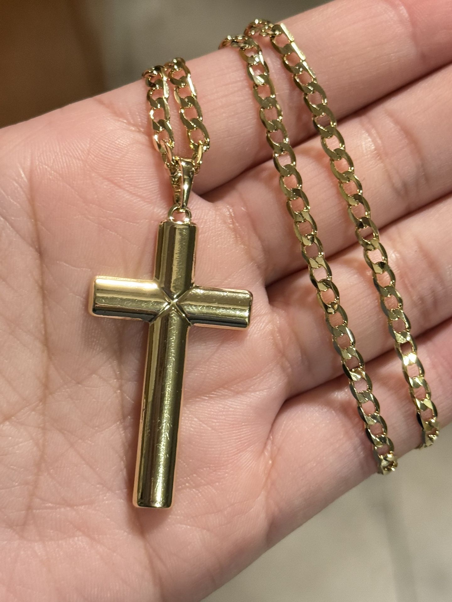 Cruz Oro Laminado 14k