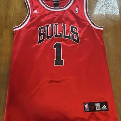 Retro Derrick Rose Adidas Chicago Stitched Red Swingman Basketball Jersey Size XL 48