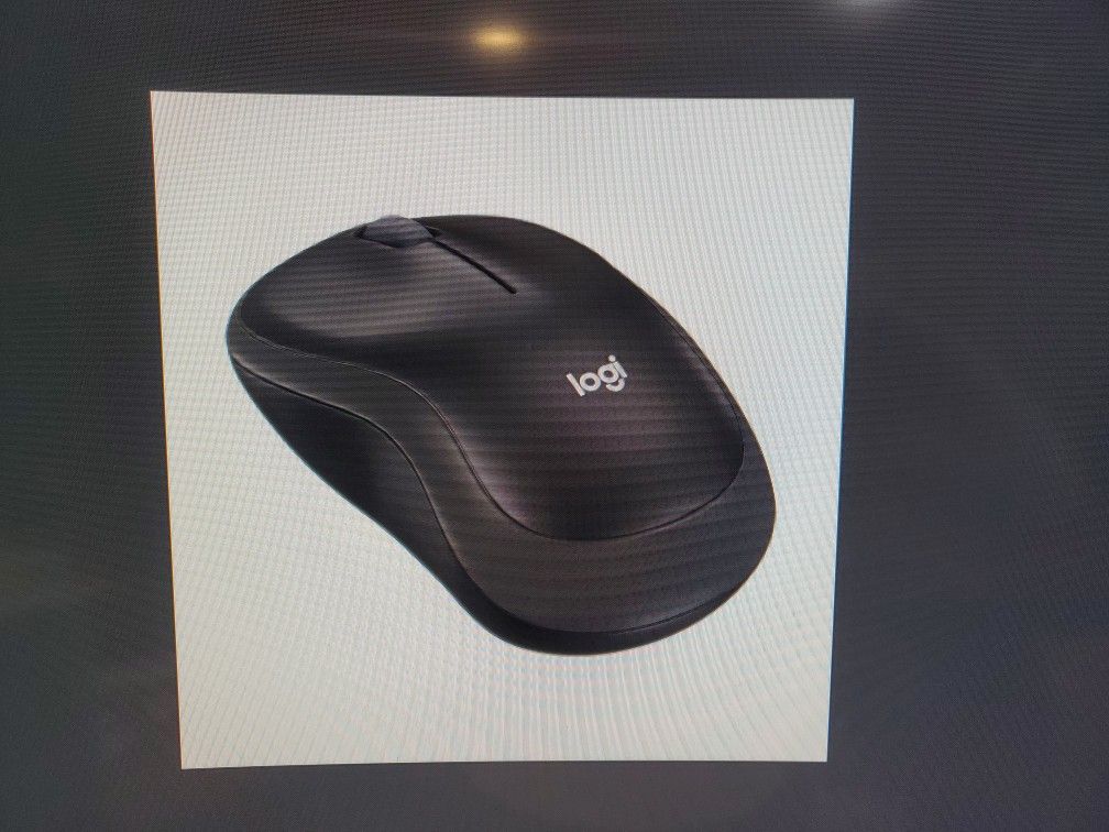 Logitech M185 Wireless Mouse, 2.4GHz With USB Mini Receiver, Black