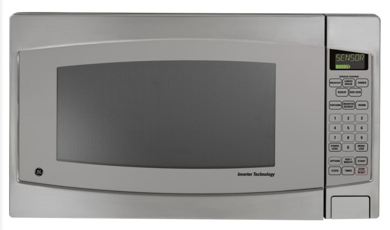 Profile 2.2-cu ft 1200-Watt Countertop Microwave Model # JES2251SJ