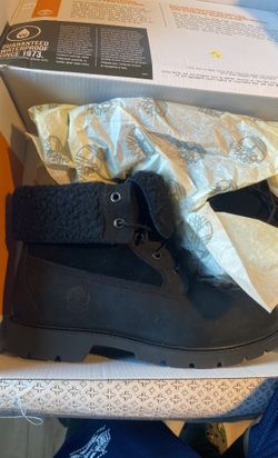 Linden Woods WP Fleece Fold Down Black Nubuck