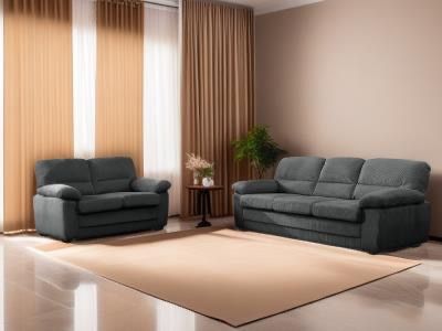 New Corduroy Sofa And Loveseat (soft Fabric) K Furniture & More