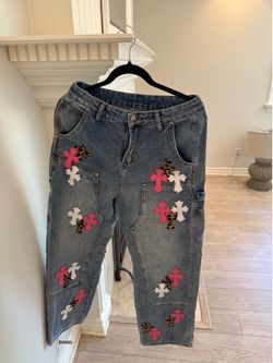 Cross Patch Baggy Carpenter Jeans