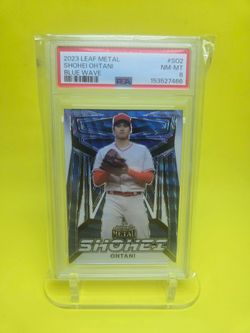 💥⚾️2023 Leaf Metal Card Shohei Ohtani #SO-2 Blue Wave #5/15⚾️💥