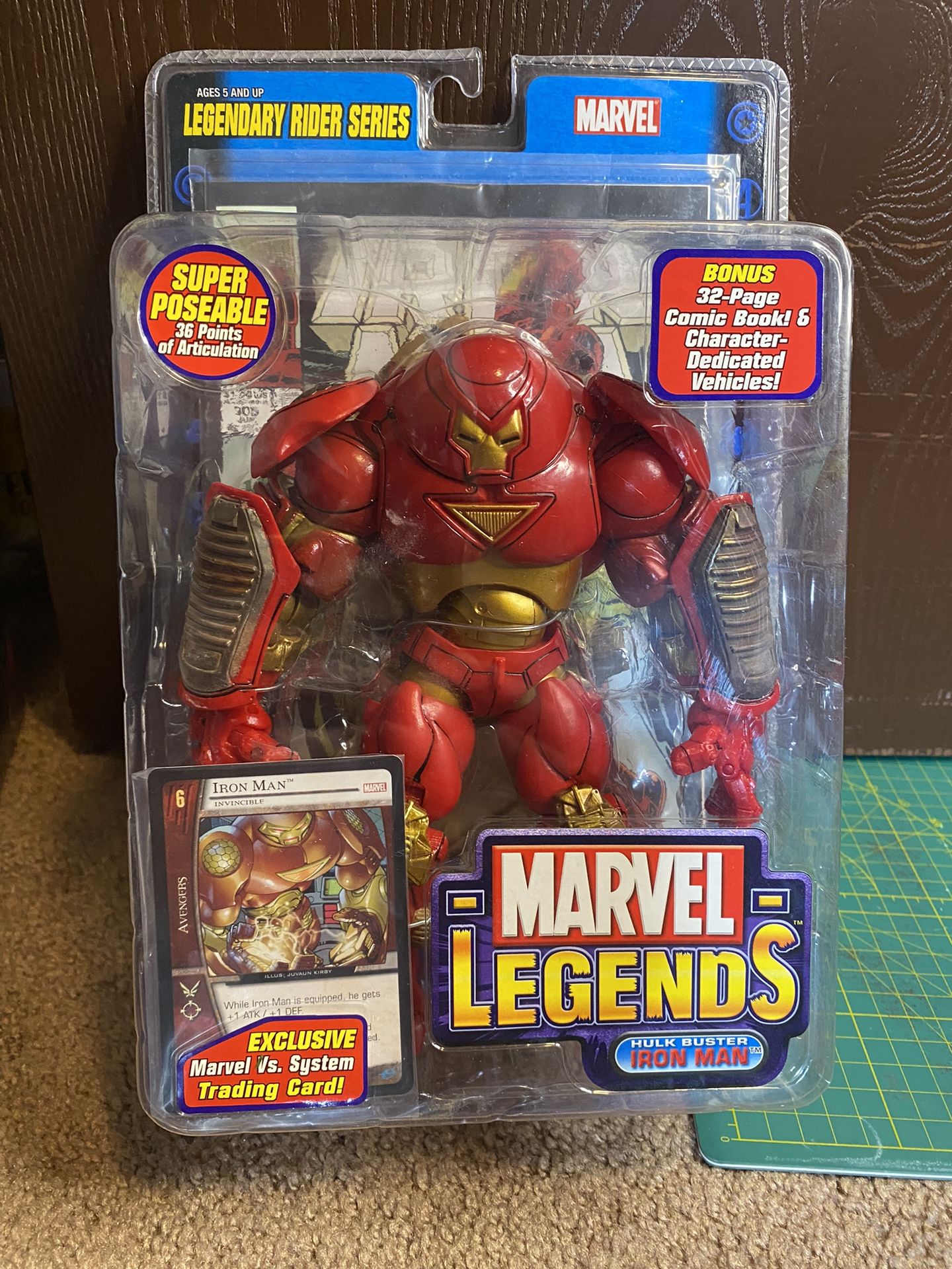 Marvel Legends Legendary Riders Series Hulk Buster Iron Man Action Figure