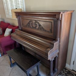 B. Shoninger Upright Piano 