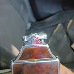 1940's Ronson Lighter Cigarette Case Combo