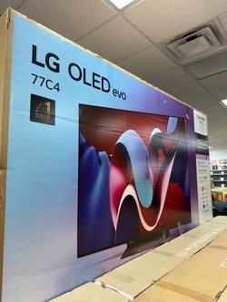 LG 77” OLED C4 Evo 4K Smart TV OLED77C4