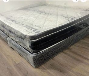 $200 Queen pillow top mattress only brand new free delivery same day