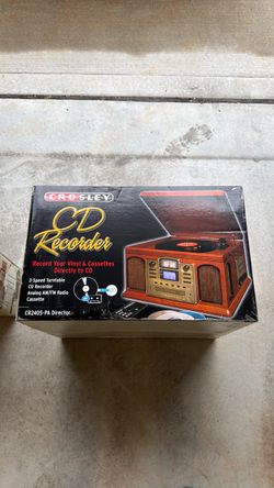 Crosley Record Cassette CD Player and Recorder