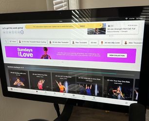 Peloton Bike Touchscreen Tablet Console 