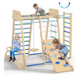 Indoor Playground 9-in-1 Jungle Gym 