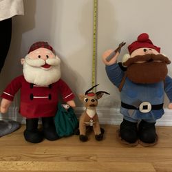 Santa Claus & Yukon Cornelius (24”) & Coach Corey
