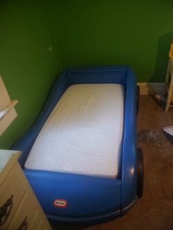 Car Bed  With Matress $30