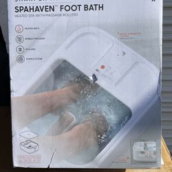 Sharper Images Spa haven Foot Bath