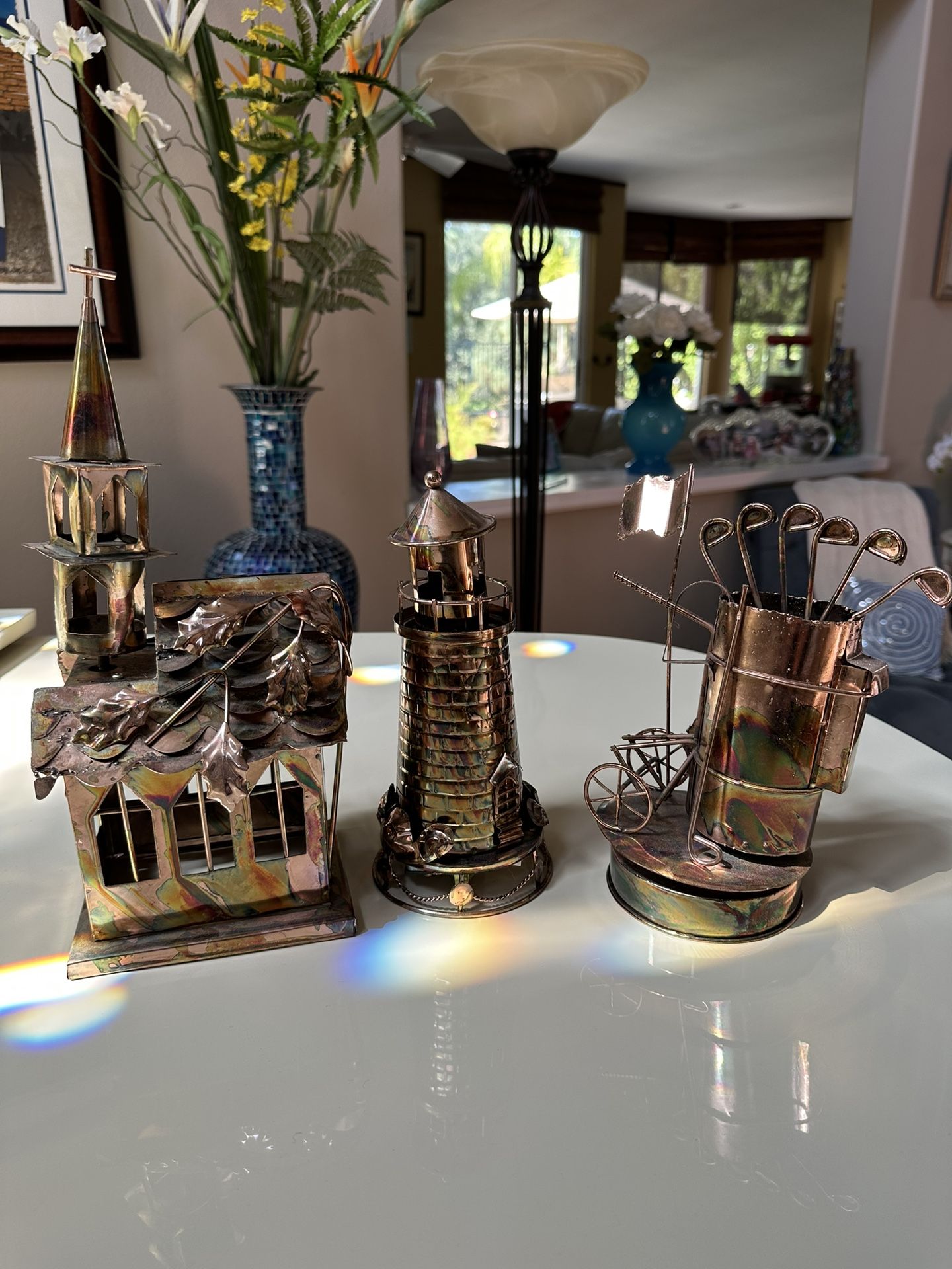 Musical Copper Figures